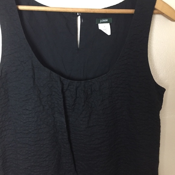 [J.Crew] Short Black Classic Sleeveless Shift Dress - Picture 3 of 7